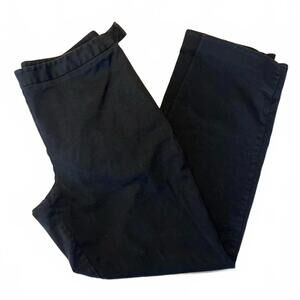 LOFT Dark Chinos with slit on ankle